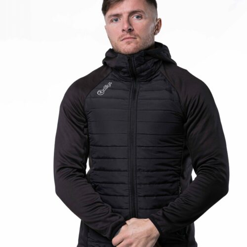 Multi-Quilted Jacket – Black