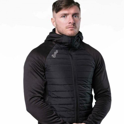 Multi-Quilted Jacket – Black