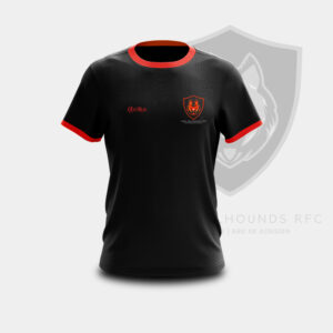 Cork Hellhounds RFC – Round Neck T-Shirt Black