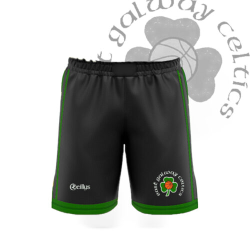 East Galway Celtics – Shorts Black/Green
