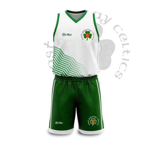 East Galway Celtics – Kids Kit White/Green