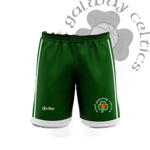 East Galway Celtics – Shorts Green/White