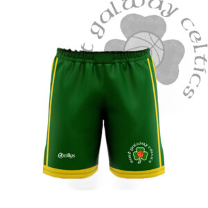 East Galway Celtics – Shorts Green/ Yellow
