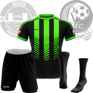 Raphoe Town FC – Killea FC –  Jersey Neon Green/ Black