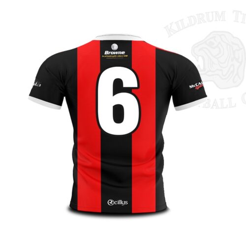 Kildrum Tigers FC – Playing Jersey – Red / Black