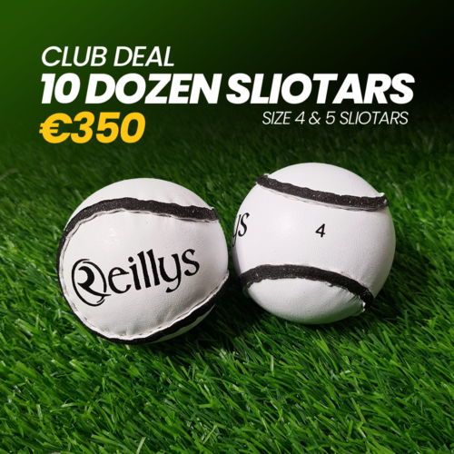 Club Deal – 10 Packs of DOZEN O’Reillys Hurling Sliotars (120 Sliotars)