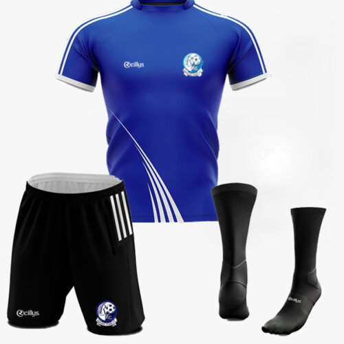 Raphoe Town F.C – Blue Training Pack: Adults Jersey, Socks & Shorts