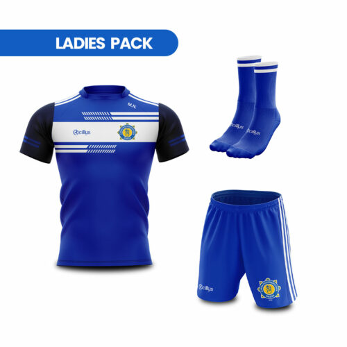 Westmanstown Gaels – Ladies Pack – Top, Blue Shorts & Socks