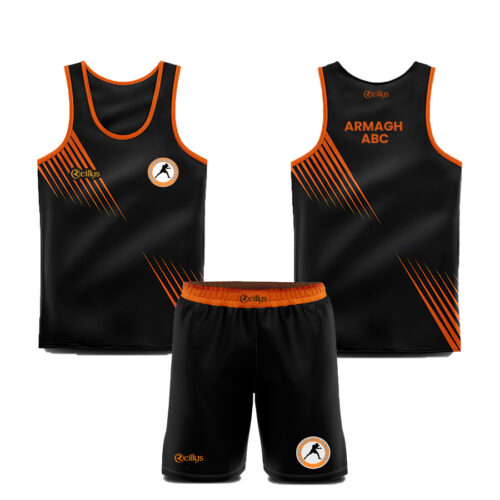 Armagh ABC – Pack 1: Kids Boxing Vest & Boxing Shorts