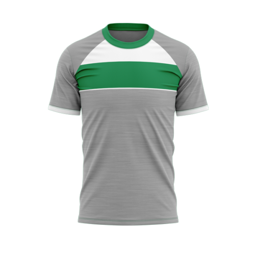 Grey/Green/White – Leisure T-Shirt